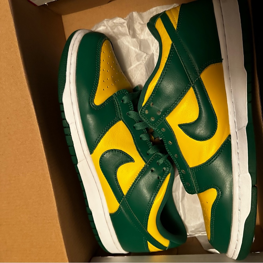 Nike Green and Yellow Sneakers